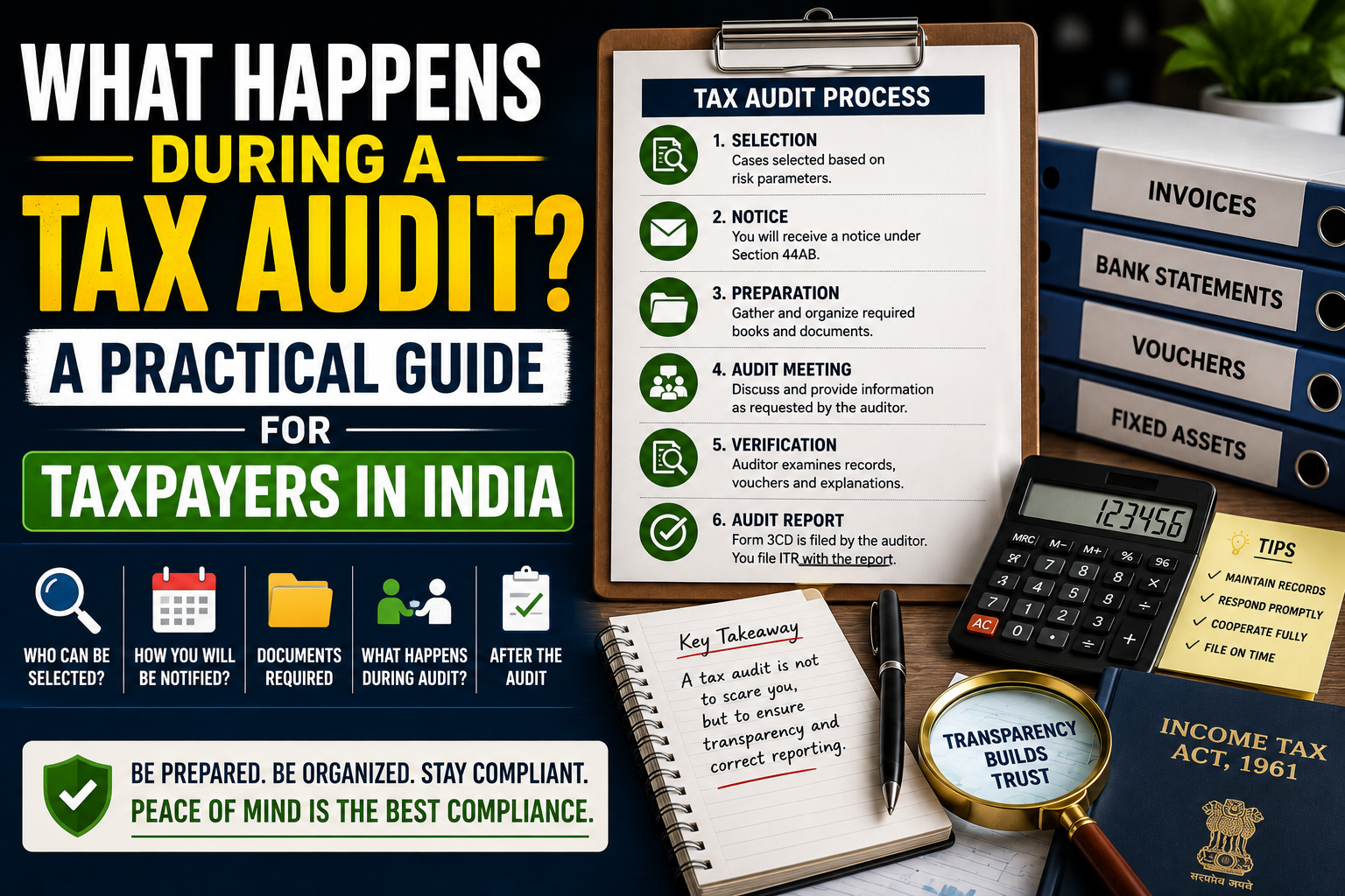 What Happens During A Tax Audit? A Practical Guide For Taxpayers In India